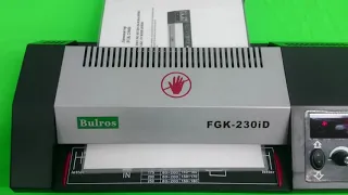 Пакетный ламинатор Bulros FGK-230iD