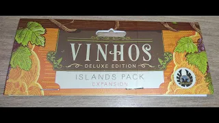 Vinhos Deluxe Edition: Islands Expansion Pack - Распаковка дополнения / BoardGame Expansion Unboxing