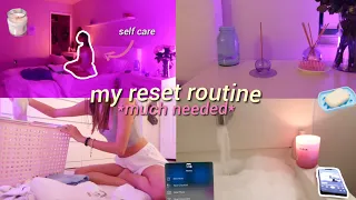 the ULTIMATE reset night routine *much needed* skincare, laundry + self care!