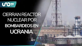 Ucrania cierra reactor de central nuclear tras ataques; Kiev y Moscú se acusan mutuamente