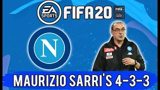 Recreate Maurizio Sarri's Napoli 4-3-3 (Sarrismo) in FIFA 20 | Custom Tactics Explained