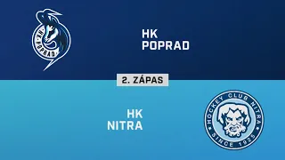 2. zápas štvrťfinále play-off Poprad – Nitra 1:5 (HIGHLIGHTY)