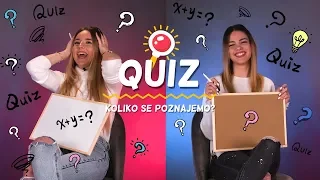 TARGET MEDIA QUIZ: KOLIKO SE POZNAJEMO? Anna Lazarevic i Lea Stankovic