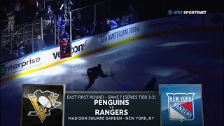 2022 Stanley Cup Playoffs, Eastern Conference First Round: Penguins @ NY Rangers (Game 7, 5/15/2022)