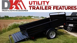 DK2 Trailers | 4.5 ft. x 7.5 ft. Multi-Utility Trailer | Features