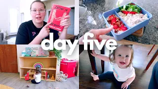 BACKLIST READATHON DAY 5 | another library visit, toy rotation, enjoying my book, cooking + more