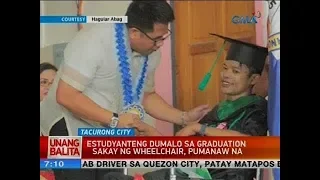 UB: Estudyanteng dumalo sa graduation sakay ng wheelchair, pumanaw na