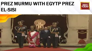 Republic Day: President Murmu & Egyptian President El-Sisi Departs From The Rashtrapati Bhavan