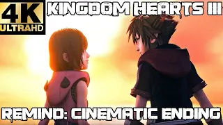 Kingdom Hearts III: ReMind - Ending + Credits + Secret Ending [4K]
