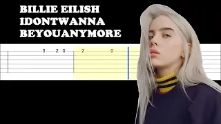 Billie Eilish - Idontwannabeyouanymore (Easy Guitar Tabs Tutorial)