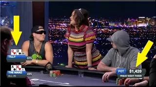 Poker Manz SHOVES ALL IN vs. Jennifer Tilly