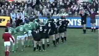 Ireland vs New Zealand All Blacks Rugby, 1978