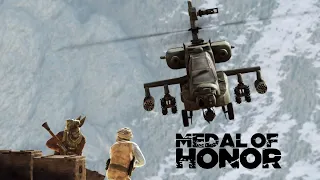 AH-64 Apache Assault Shahikot Valley - Medal of Honor 2010 - 4K