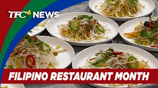 Selebrasyon ng Filipino Restaurant Month sa Canada, pinasinayaan sa Toronto | TFC News Ontario