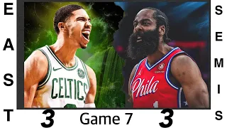 NBA Game 7 🏀 Philadelphia  76ers vs Boston Celtics 🏀 NBA 2K23 GAMEPLAY [PS5 UHD] #nbaplayoffs