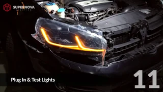 How to Install VW Golf Mk6 Supernova LED Headlights