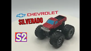 Chevy Silverado Monster Truck (Burgundy) Micro Machines Spotlight - Season 2