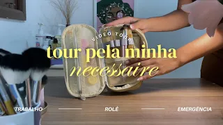 O QUE LEVO NA NECESSAIRE? 🧴🍓👜🧸 | dicas, produtos minis & itens essenciais pro dia a dia