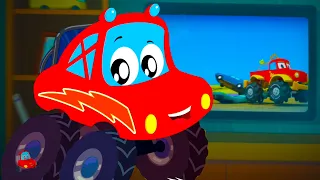 We Are The Monster Trucks Song for Kids by Little Red Car