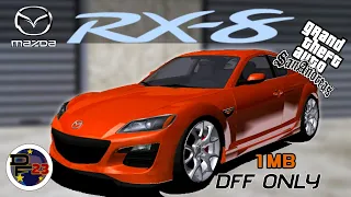 Mazda RX-8 '08 - DFF Only | Solo DFF for GTA SA Android | Mobile / PC