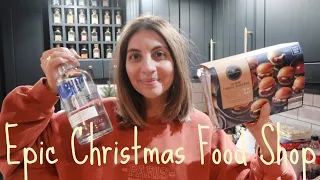 Epic Christmas Food Shop, Sainsburys, Tesco, ALDI & M&S