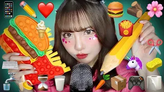 ASMR｜100＋ TRIGGERS WITH EMOJI CHALLENGE📱🌈(Full Ver.)