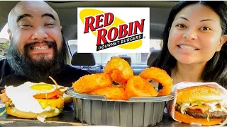 RED ROBIN MUKBANG!! (Burgers & Fries)