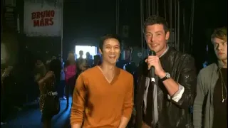 Cory, Harry, Chord and Darren backstage at TCAs 2011