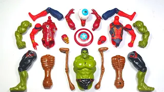 Assemble Avengers Toys | Spider-Man VS Hulk Smash VS Captain America VS Siren Head - Avengers