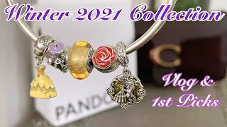 PANDORA Winter 2021 Collection 🌌💛| Vlog and 1st picks