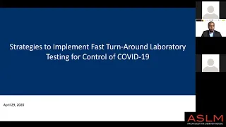 COVID-19 ECHO Session #7: Implementing Fast Turn-Around Lab Testing for Control of COVID-19