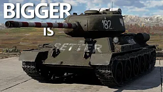 Tiny Tank with a Giant Pipe Packs a Punch!💥 || T-34-100 in War Thunder