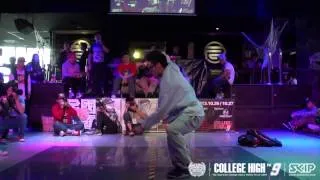 Hip Hop個人賽Best16 8 茵茵 vs 拿菜刀 | 20131026 College High Vol.9 Stage 1