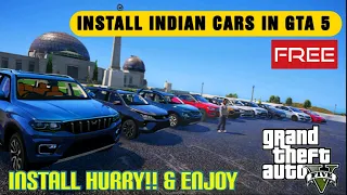 HOW TO INSTALL INDIAN CARS IN GTA5 FOR FREE | Part-1| EASY INSTALLATION
