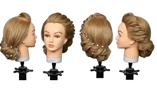 JAK VYTVOPŘIT JEDNODUCHÝ ÚČES - ZAPLETENÝ DRDOL. HOW TO CREATE A SIMPLE BRAIDED HAIRSTYLE.