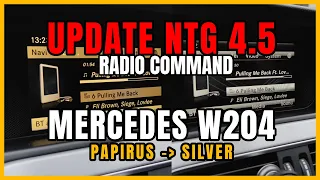 🔊 UPDATE RADIA PAPIRUS DO SILVER - NTG 4.5 🔊 - MERCEDES W204 - ZRÓB TO SAM ZA DARMO! | DKMOTO.PL