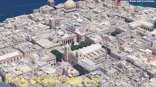 St  Johns Co Cathedral  Valletta Malta Fly By