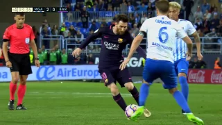 Lionel Messi vs Malaga Away 08⁄04⁄2017 HD 1080i