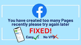 You Have Created Too Many Pages Recently Please Try Again Later FIXED!