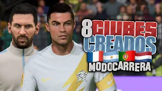 8 IDEAS PARA "CREAR UN CLUB" 🇫🇷🇦🇷🇳🇱🇵🇹 en MODO CARRERA FIFA 23