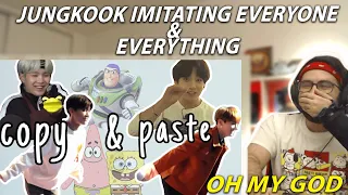 Oh god - Jungkook imitating everyone & everything | animals, characters, other artists..| Reaction