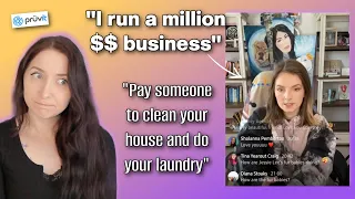 "I run a million dollar business" Courtney misleading and giving the worst advice ever | #antimlm