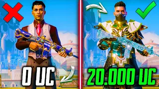 ДОРОГАЯ ПРОКАЧКА АККАУНТА на 20000 UC В PUBG MOBILE! ПРОКАЧАЛ АККАУНТ В ПУБГ МОБАЙЛ! ВЫБИЛ 3 МИФИКА!