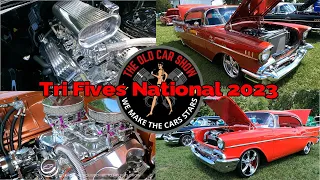 2023 Tri Five Nationals Show Car Field - SEE SOME BADASS ENGINES