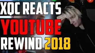 xQc REACTS TO YOUTUBE REWIND 2018 | xQcOW