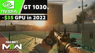 Call Of Duty Modern Warfare 2 | NVIDIA GT 1030 | i9 9900K | 720p Gameplay