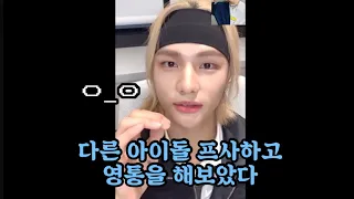 다른 아이돌 사진으로 프사하고 영통해봄 / 스트레이키즈 현진