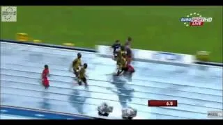 USAIN BOLT 9 77 Moscow 2013 GOLD MEDAL! 100M Men Final IAAF World Championship   YouTube