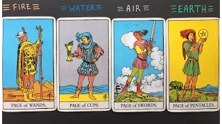 Tarot Tutorial Tuesday: *THE PAGES* Court Cards in the Tarot Deck
