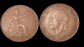 UK 1929 ONE PENNY Coin VALUE + REVIEW